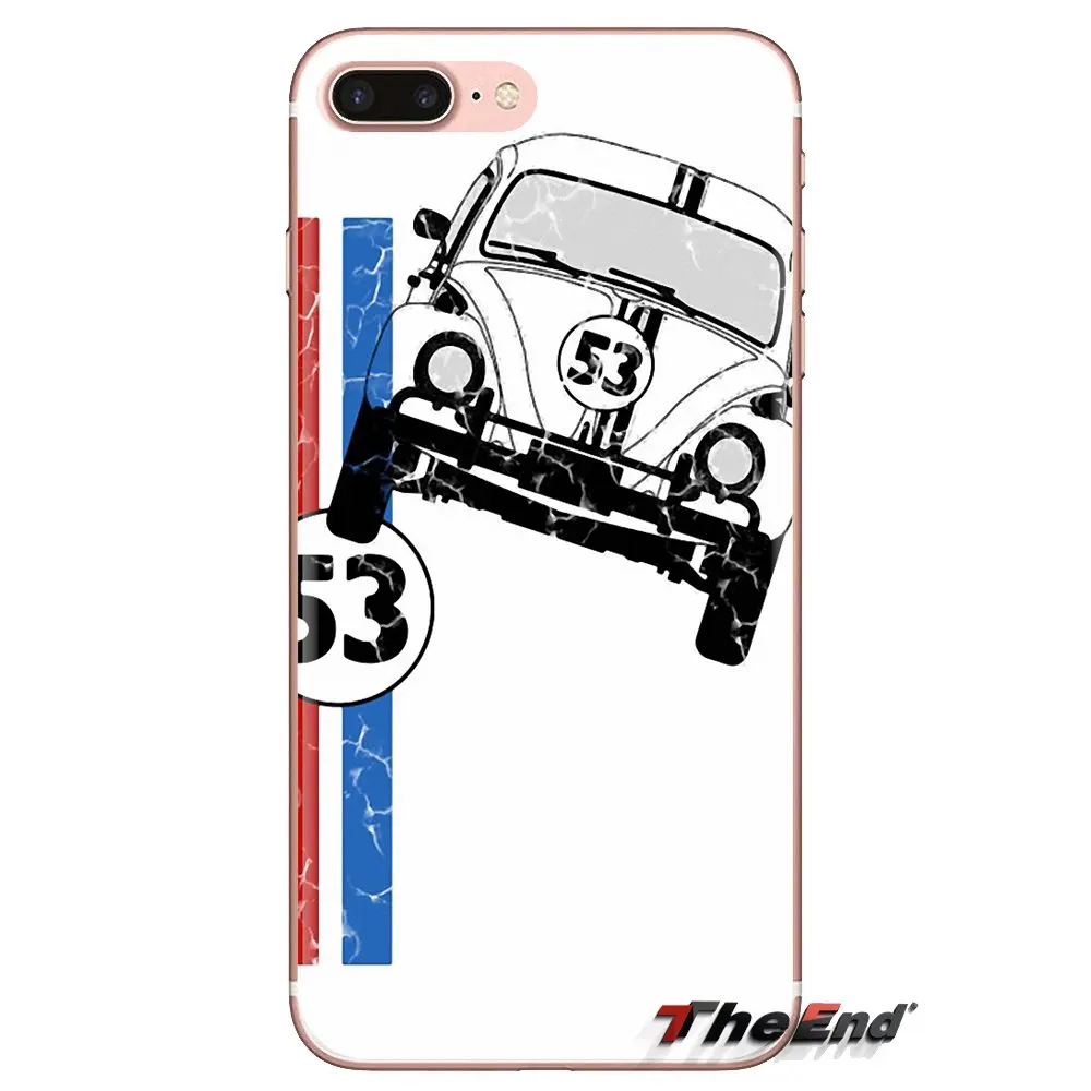 Herbie 53 VW жук Жук для iPod Touch Apple iPhone 4 4S 5 5S SE 5C 6 6S 7 8 X XR XS Plus MAX прозрачные мягкие чехлы |