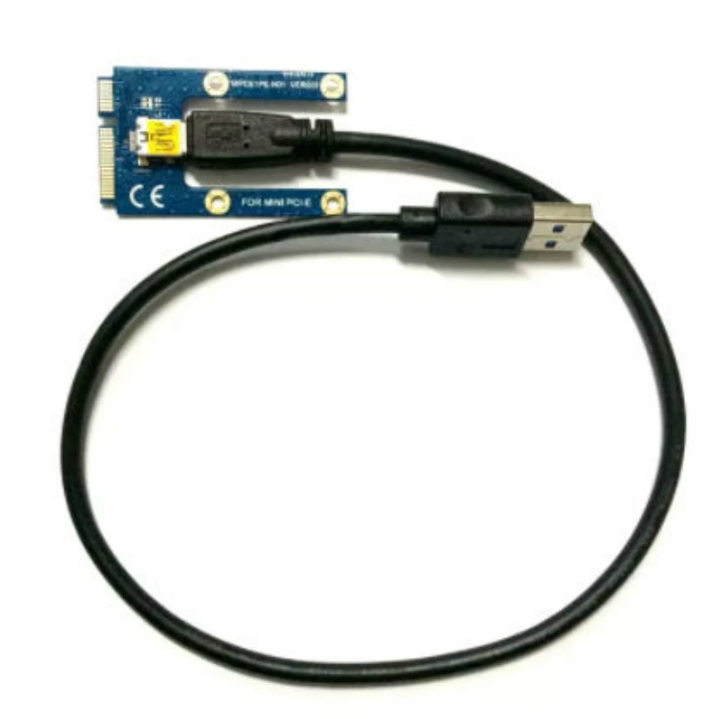 PCI E 1X к 16X плата преобразования расширения e поворот pcie адаптер карты 60 см кабель