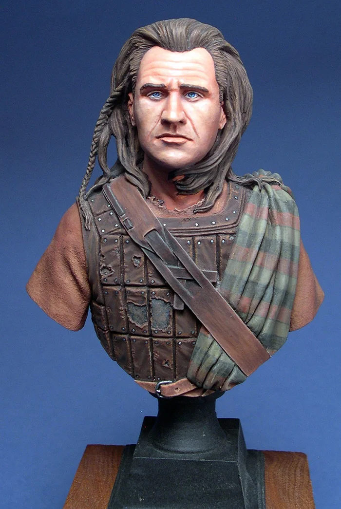 Сборочные неокрашенные весы 1/12 древний воин highlander бюст фигура история модель