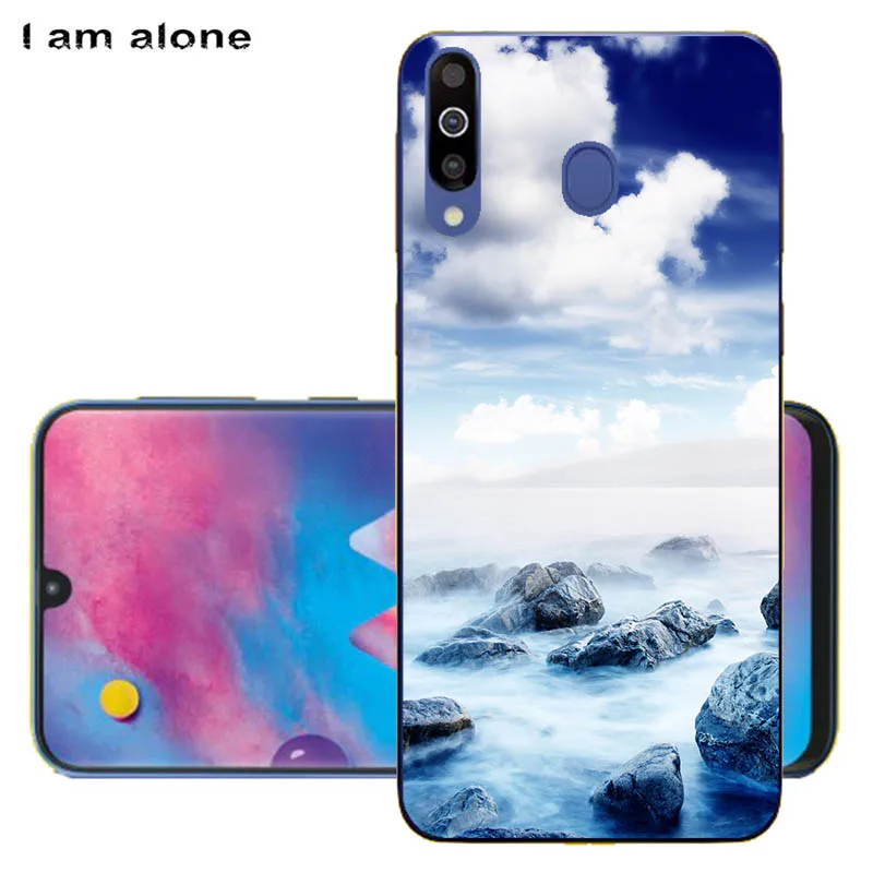 I am alone Phone Cases For Samsung Galaxy M30 2019 6.4 inch Soft TPU Bags Mobile Fashion Printed Free Shipping |