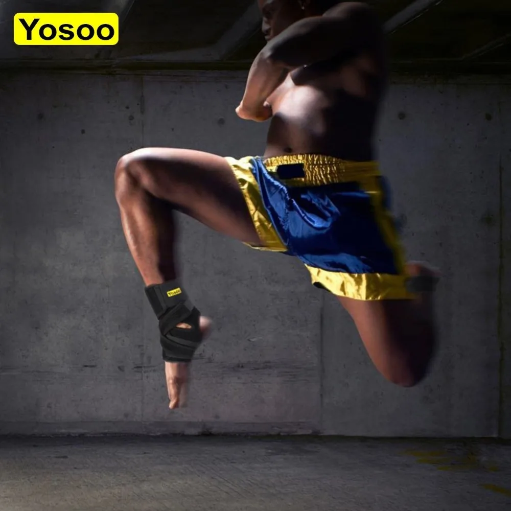 Yosoo Защита ног лодыжки подтяжки поддержка повязка лодыжки защита лодыжки Поддержка артрита Подошвенный Фасцит облегчение боли лодыжки Поддержка