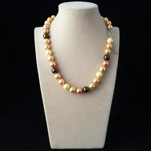 

MS 10MM Blue Fashion Necklace-FEJAF