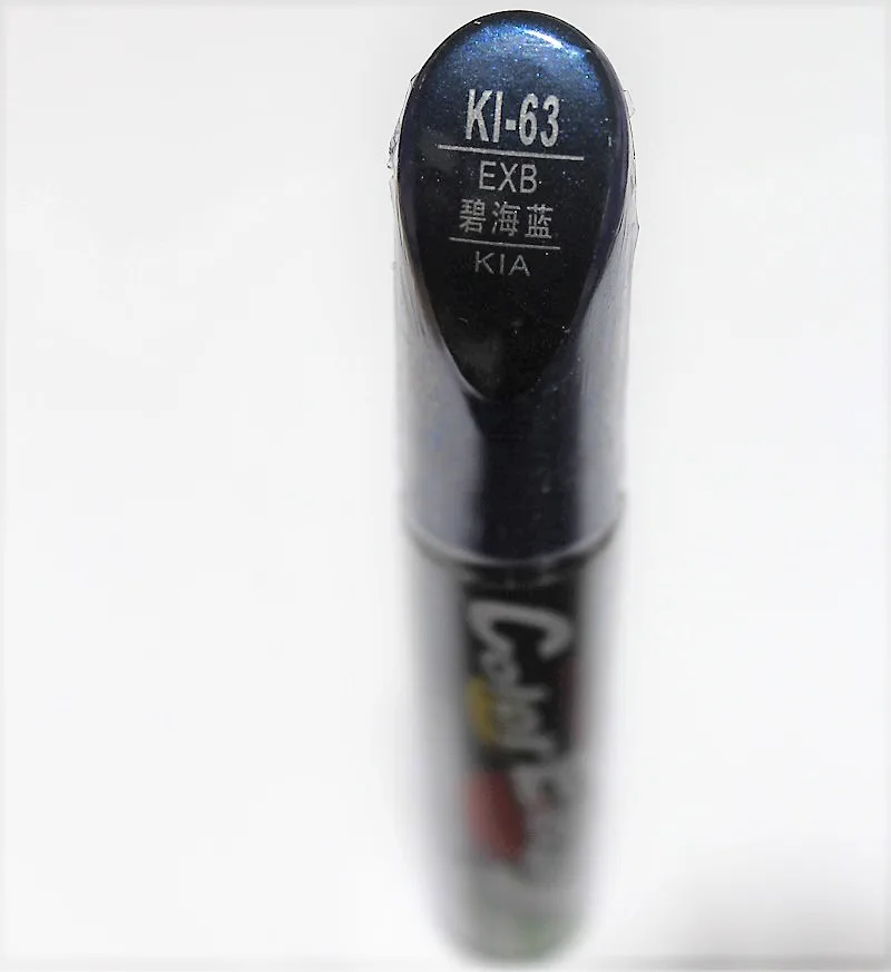 Car scratch repair pen, auto brush painting pen blue color for KIA Kx cross