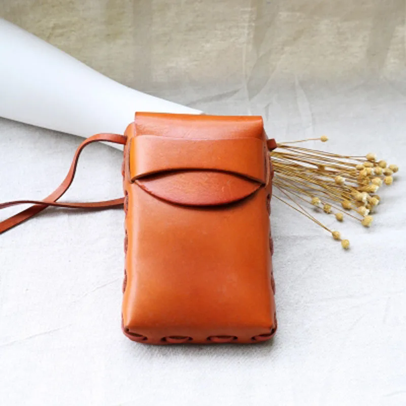 AETOO Ретро Леди небольшой свежий дикий кожаный большой экран мобильного телефона