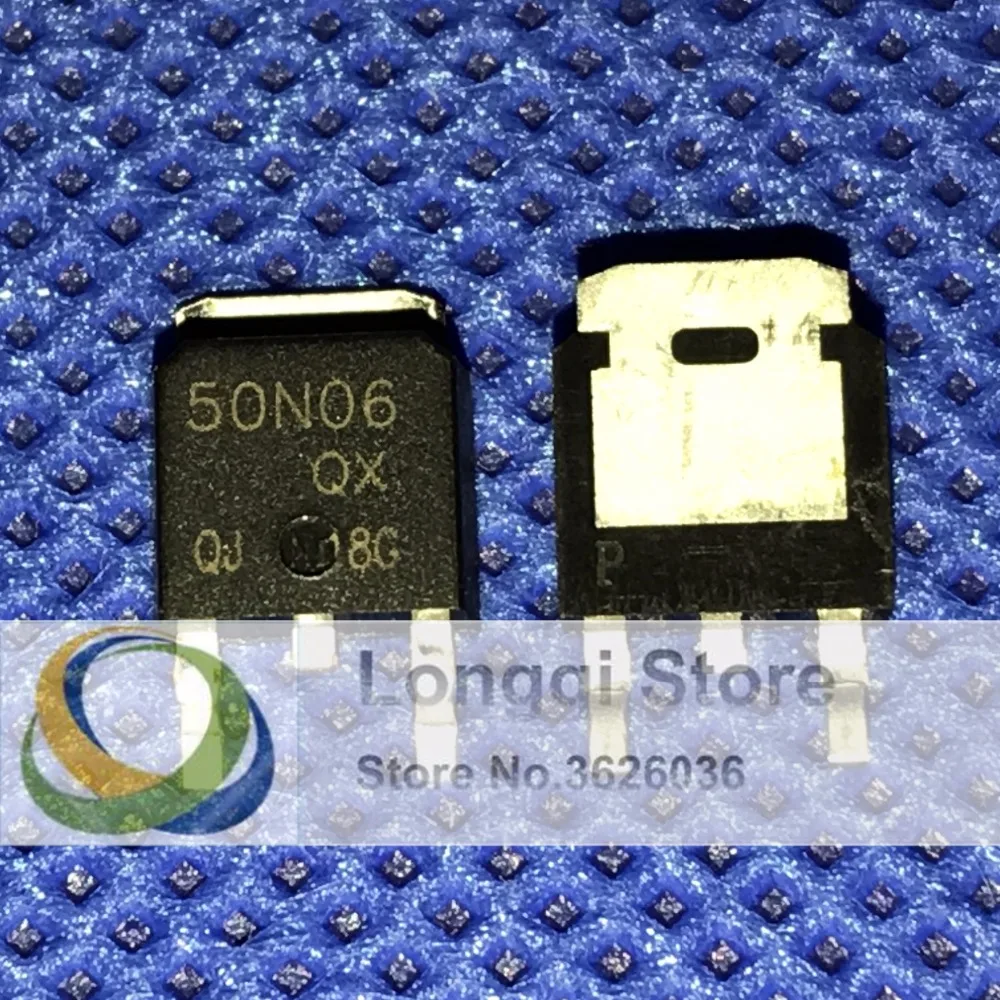 10 шт. режим повышения мощности N Ch от 50N06 до 252 MOSFET NPN 50A 60 в|npn| |