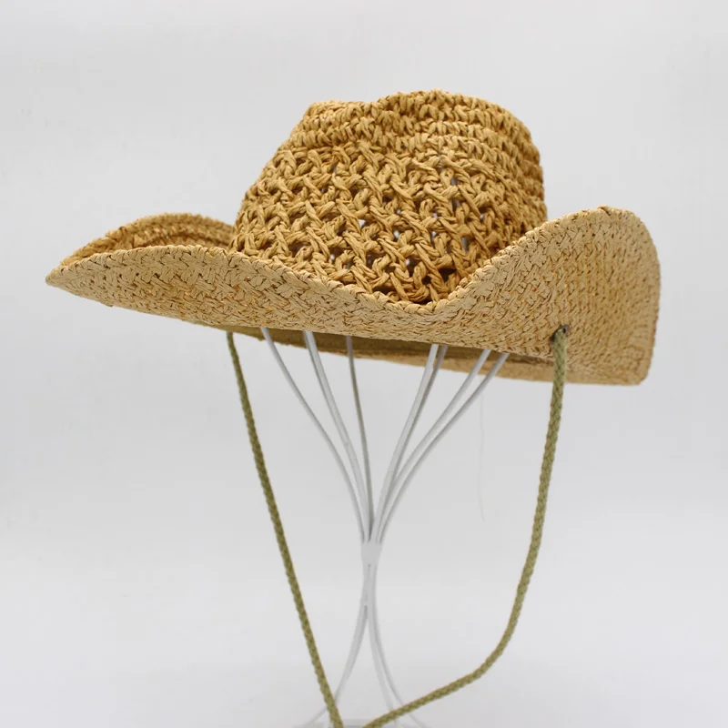 2017 новая модная соломенная ковбойская шляпа для детей и взрослых летняя пляжная