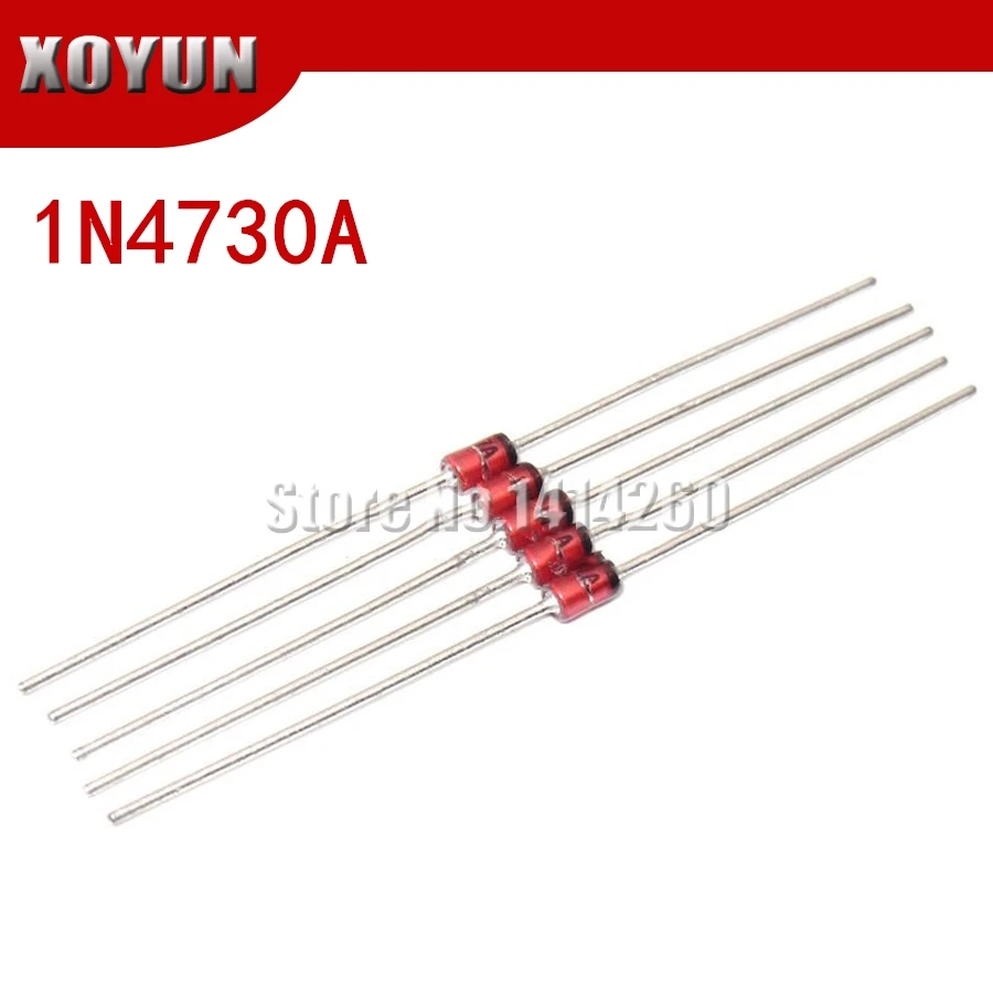 100 шт./лот 1 Вт 3,9 В 1N4730A 3V9 1N4730 DO-41 Диод Зенера