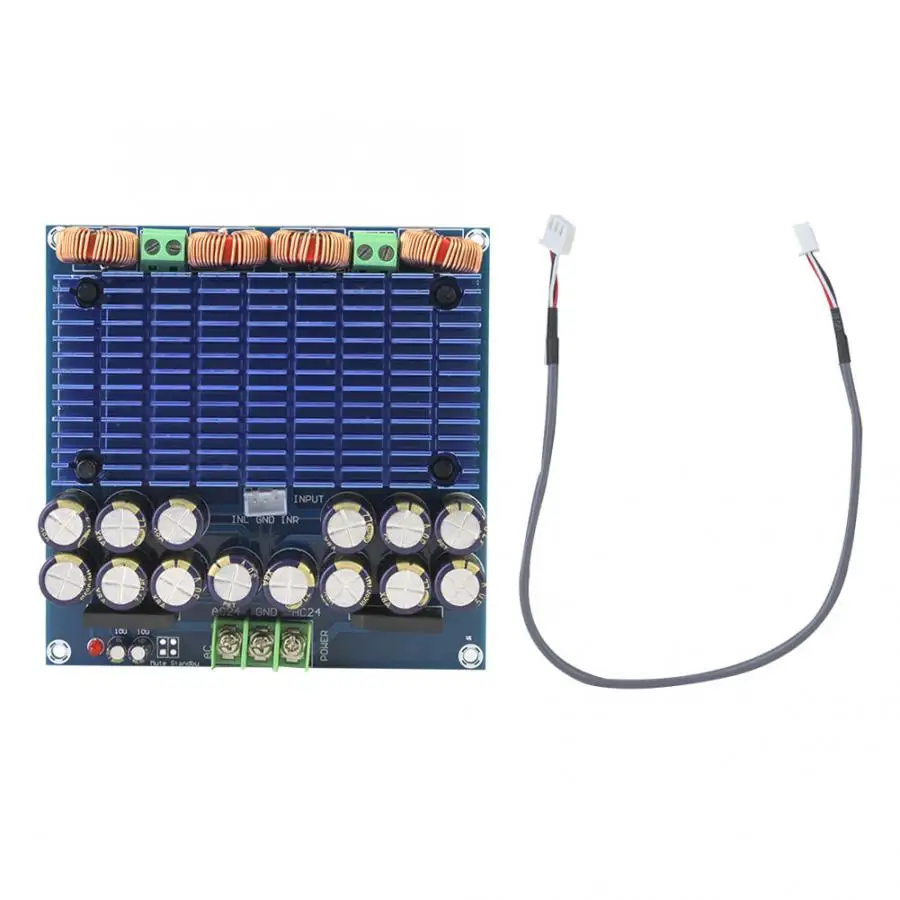 XH M252 Ultra High Power TDA8954TH Dual Chip плата цифрового стерео усилителя мощности 420 Вт * 2|Детали