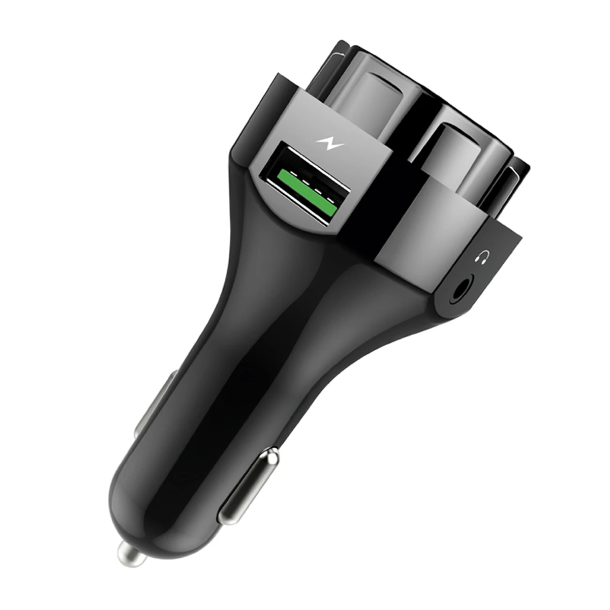 Быстрое Автомобильное зарядное устройство AP06 QC3.0, беспроводной Bluetooth fm-передатчик, mp3-плеер, автомобильный комплект громкой связи с двумя портами USB и AUX