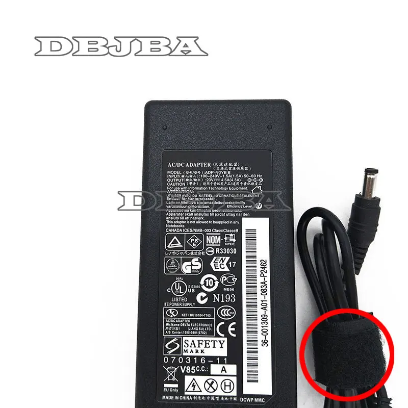 Универсальный адаптер питания переменного тока для зарядного устройства Lenovo