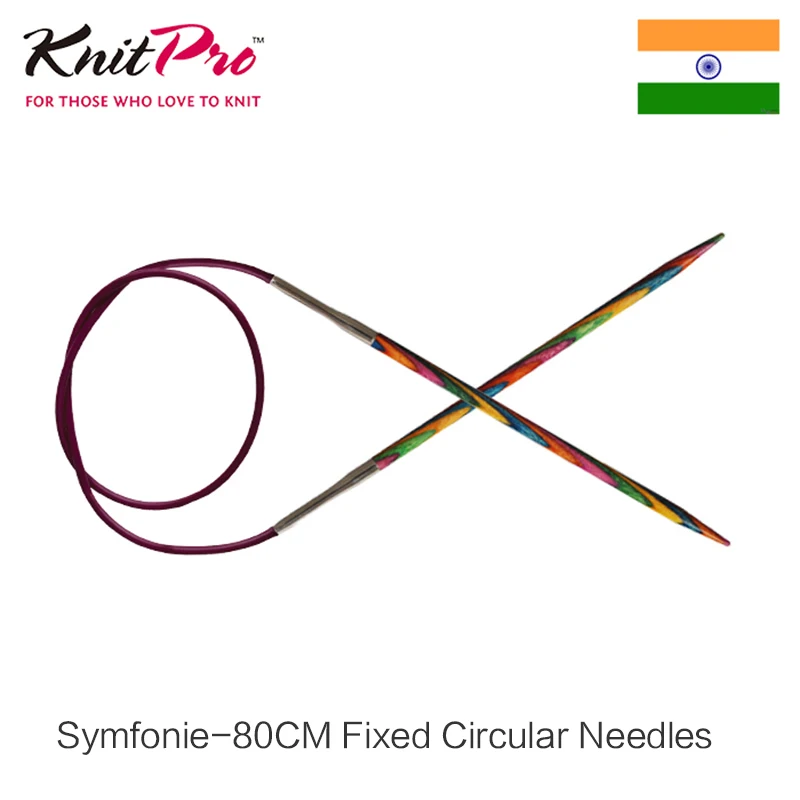 

1 piece Knitpro symfonie-80cm fixed circular needle