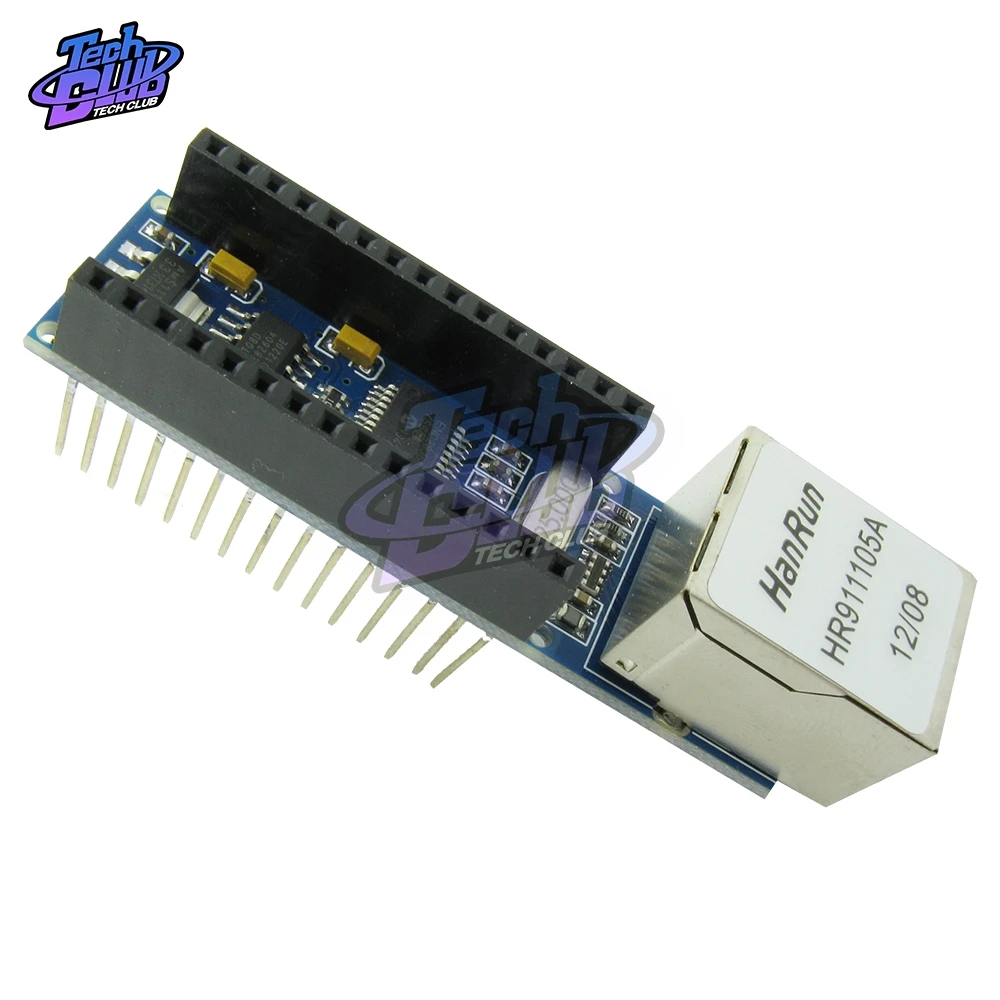 Nano V3 Ethernet щит ENC28J60 микрочип HR911105A веб сервер плата модуль для Arduino 3 0|Детали и