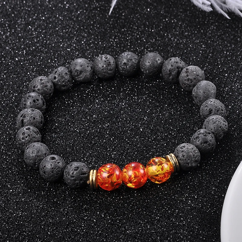 Beagloer Fashion Stone Beads Bracelet Men Strand Bracelets For Women Handmade Jewelry Charm Cuff Wristband Adjustable | Украшения и