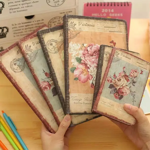 1 шт. корейские милые Канцтовары Европейский ретро тканевый Обложка DIY Дневник
