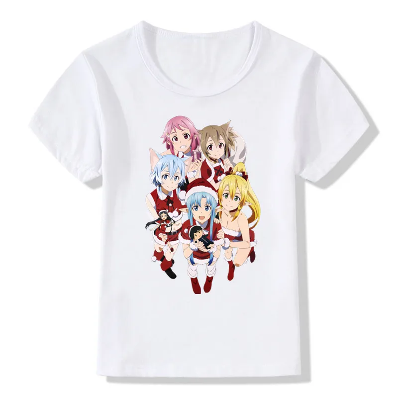 2019 Kids Sword Art Online Anime T-shirt O-Neck Short Sleeve Summer Boy&ampGirl Asuna Kirito Kirigaya Kazuto SAO Tee T Shirt ooo638 |