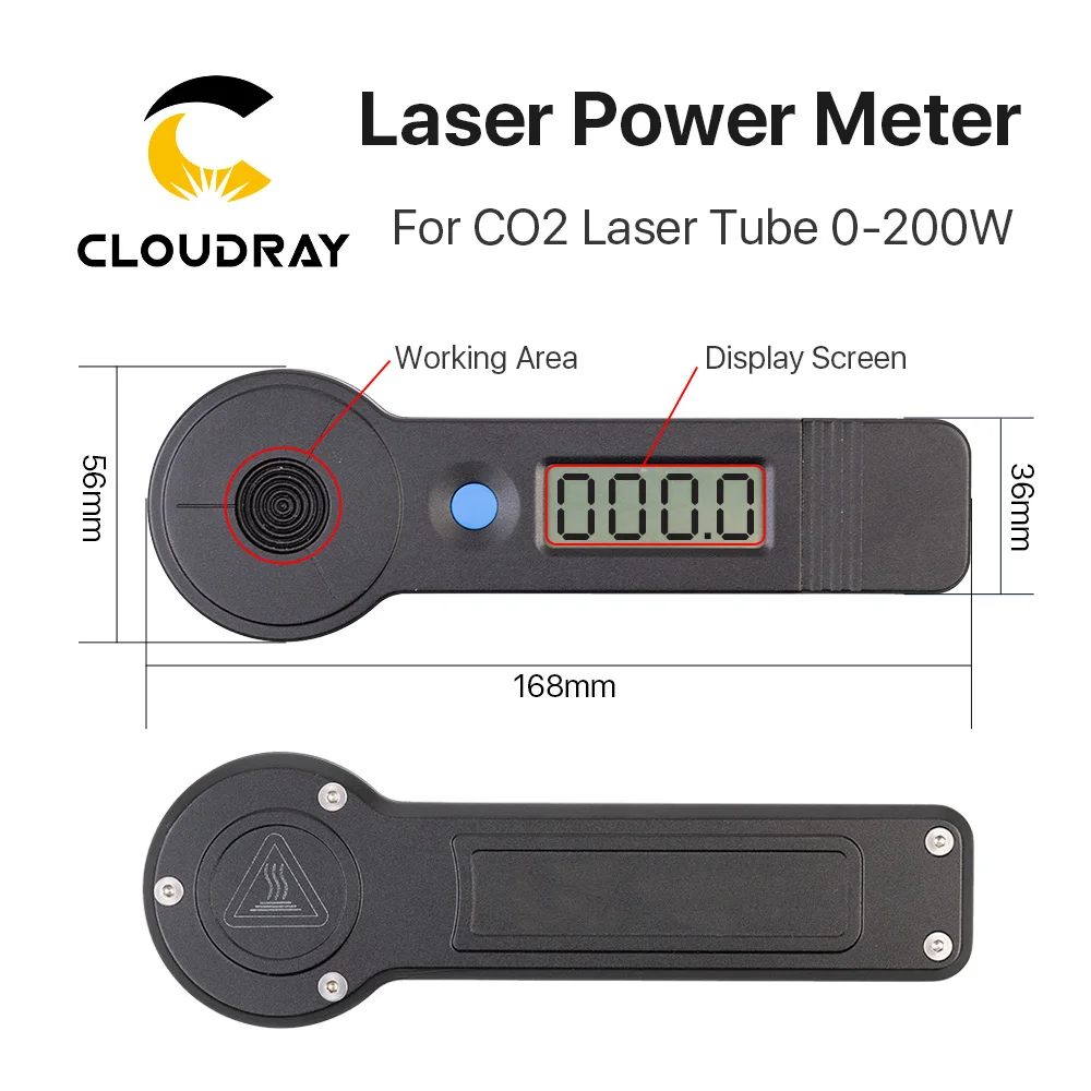 Cloudray Модернизированный Высокая точность портативных CO2 лазерная трубка Мощность