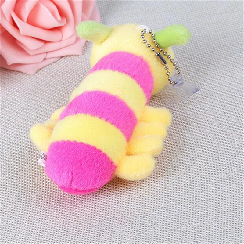 HANDANWEIRAN 1 шт PP Хлопок 12 см Новые Kawaii маленькие жуки мягкие игрушки милый гусеничный