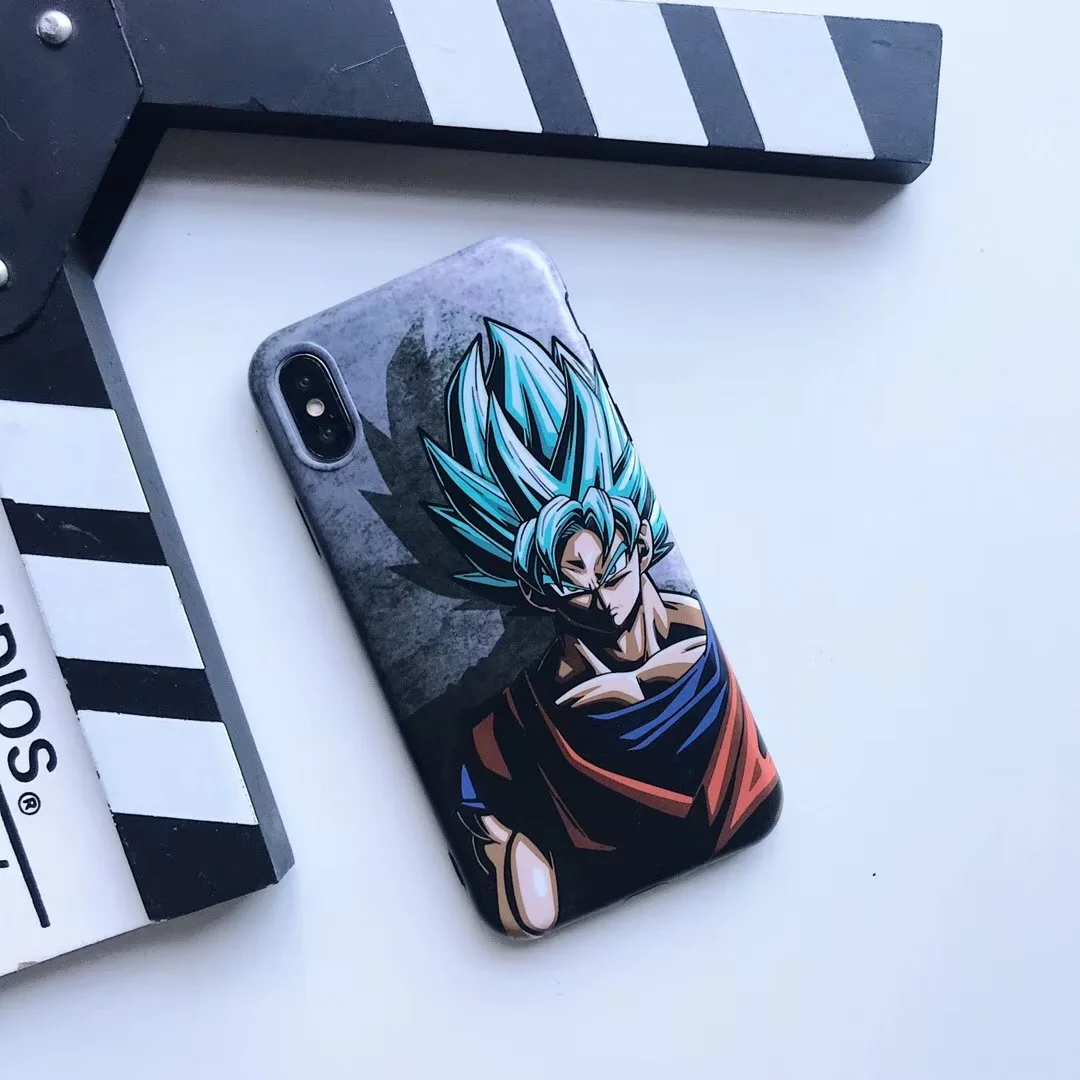 Dragon Ball Супер Z мультфильм ГОКу Мягкие силиконовый защитный чехол для iphone 6 S плюс 7 8