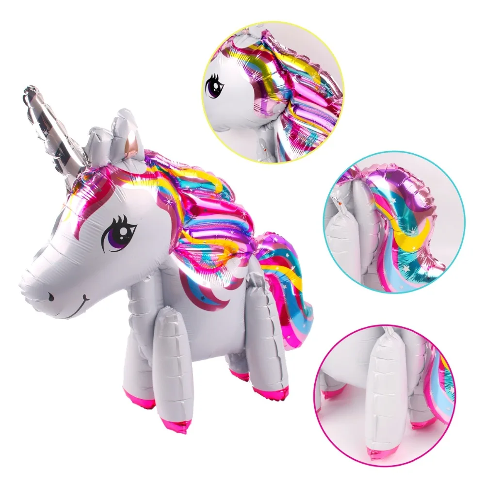 QIFU Pin The Horn On The Unicorn вечерние украшения в виде единорога на день рождения для детей, праздничные вечерние украшения в виде единорога, декор в виде единорога на день рождения