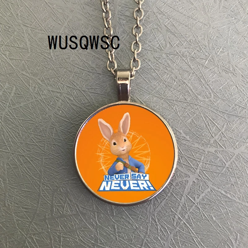 WUSQWSC 2018 Новый Кролик Питер кулон бронзовое животное колье с шармами бусинами