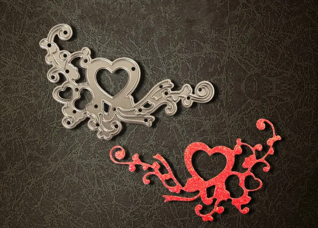 

Metal coner lovely heart Cutting Dies Stencils for DIY Scrapbooking photo album Decorative Embossing DIY Paper Cards
