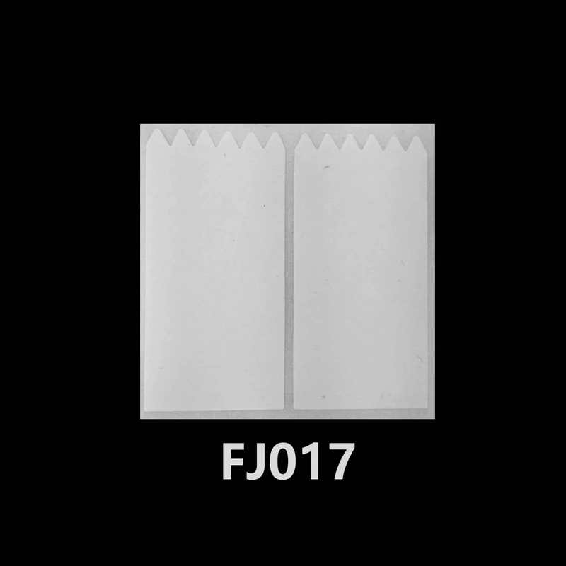 FJ017 Дизайн ногтей руководство трафареты для контуров Стикеры французский временный Маникюр виниловые наклейки формы инструмент для укладки волос 5 листов/lot дизайн ногтей салон - Цвет: FJ017