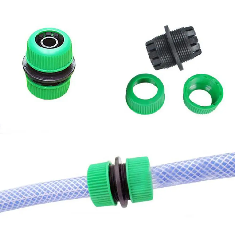 Быстроразъемный соединитель для шланга 2 шт. ремонта садовых труб 1/2 3/4