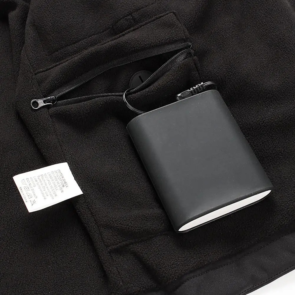 Горячая зима USB углеродное волокно инфракрасное Отопление для мужчин и женщин куртка Открытый Кемпинг скалолазание треккинг электрическое теплое ветрозащитное пальто