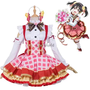 Женский комплект одежды для косплея Love Live School Idol Project Yazawa Nico, цветочный букет
