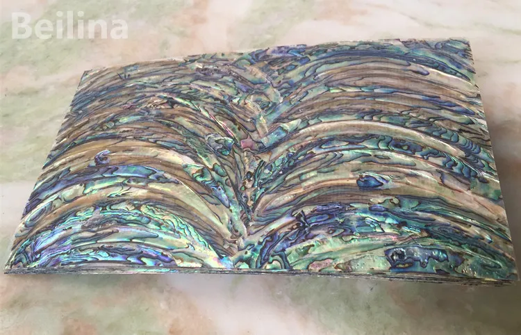 Тип M Новая Зеландия paua abalone оболочки ламинат лист для резных материалов и деревянная инкрустация домашнего ремесла украшения размер 240 мм/140 мм