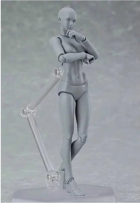 Черный Archetype He She Ferrite Figma подвижное тело SHF Figma Feminino Kun Body Chan ПВХ фигурка Коллекционная модель кукла подарок для мальчика - Цвет: Черный