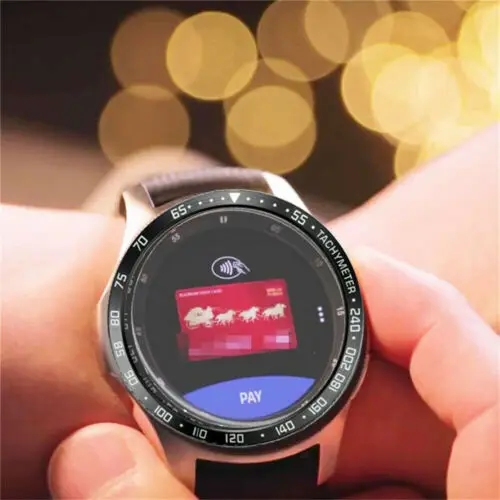 Анти царапины металлический ободок кольцо клейкая крышка для Samsung Gear S3 frontier 42/46 мм