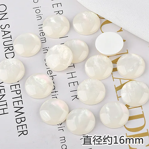 Phantom Peach Сердце Круглый квадратный эллиптический черный и белый патч diy серьги ювелирные изделия материал аксессуары - Цвет: 11