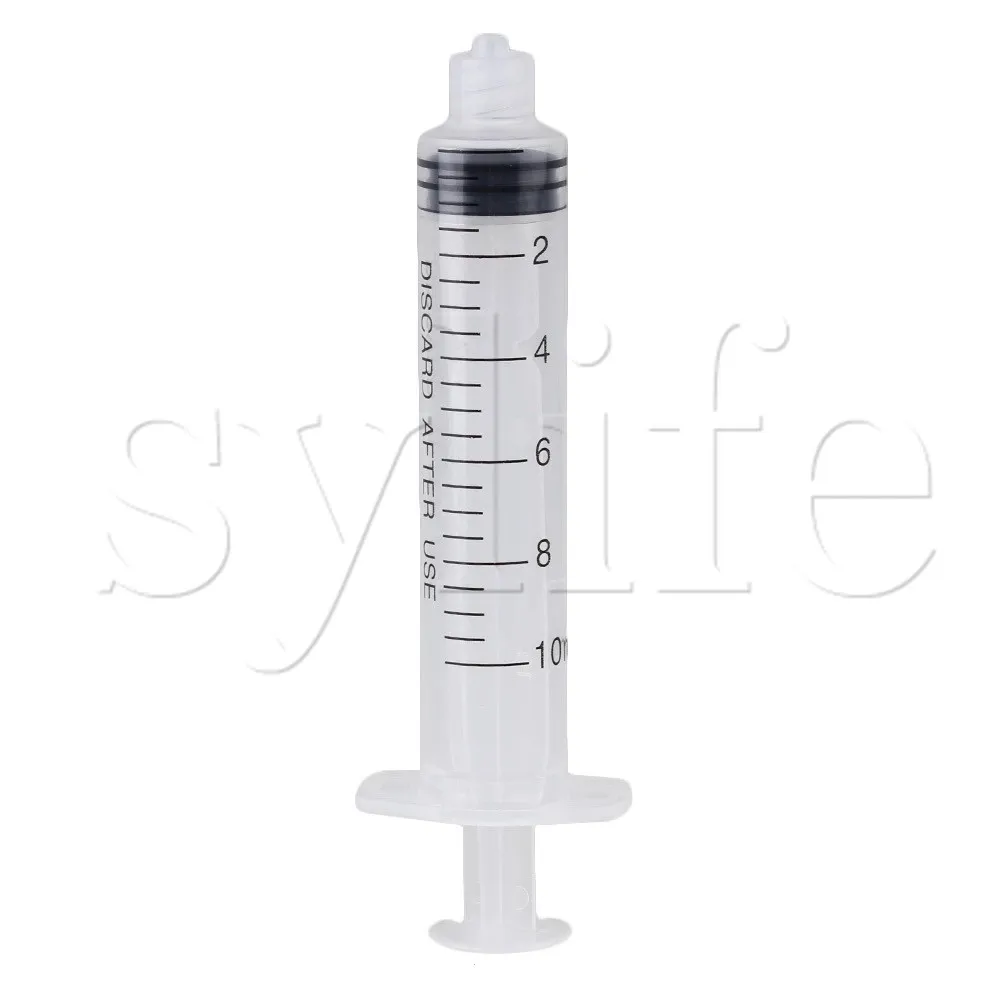 10 шт. мл винт Тип Пластик ручной Push дозирования промышленный шприц|syringe types|syringe