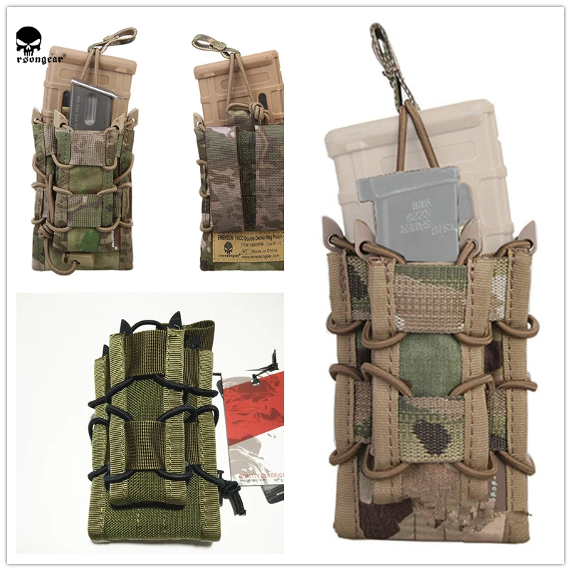 Новый EMERSON страйкбол охота Mag двойной журнал сумка Военная армейская Сумка MOLLE
