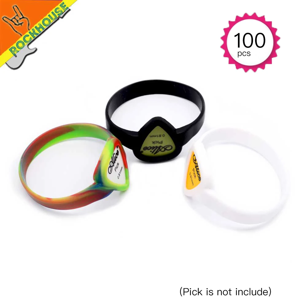 100 шт./лот оптовая продажа браслетов для гитарных подставок