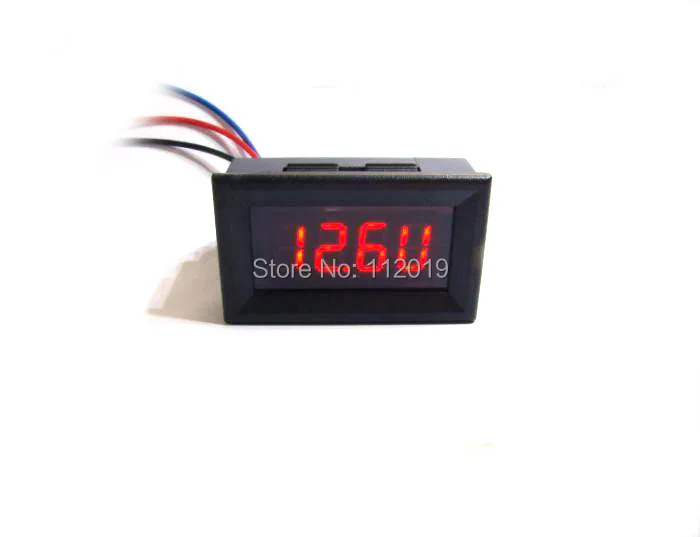 VEHTRKACNTOL 2 функции 12 В мотоцикл автомобиль светодиодный Тахометр RPM Tach Датчик вольтметр измеритель величины напряжения для бензинового двигателя