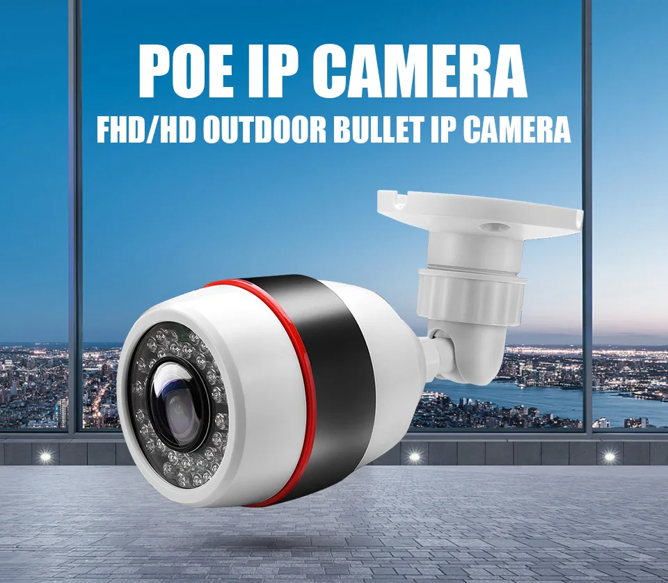 Камера видеонаблюдения KERUI 4 канала POE NVR 1080P 2 МП Full HD с поддержкой ONVIF|Система