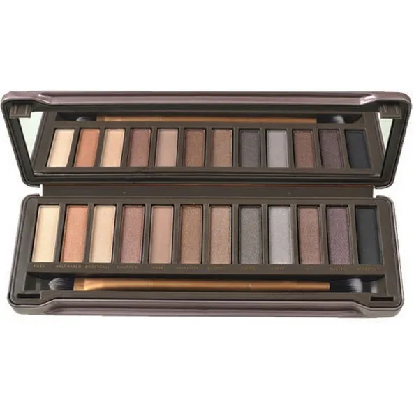 1pcs Brand New Nake Makeup 2 Eyeshadow Palette 12 collors NK2 Make up Eye Shadow Set