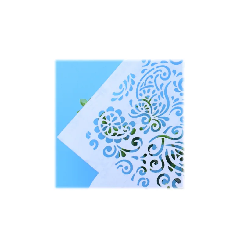 Новинка шаблон для украшения торта в виде цветка сахарного порошка сито граффити