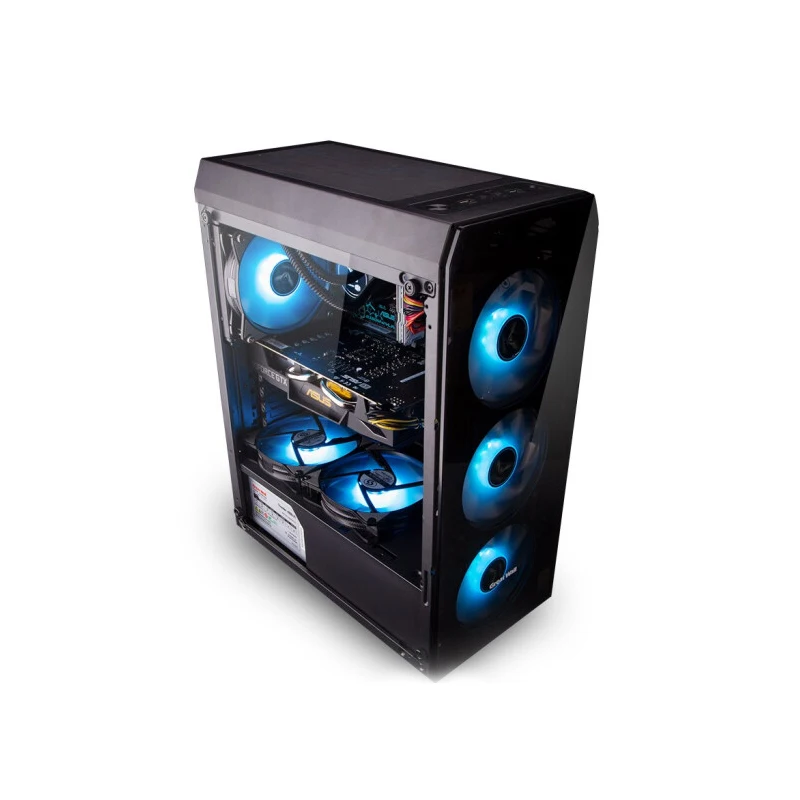 6-ядерный игровой ПК IPASON AMD Ryzen5 2600/DDR4 16G ram/1 T+ 120 GSSD выделенная карта GXT1660 6G PUBG геймеры win10 barebone Настольный ПК