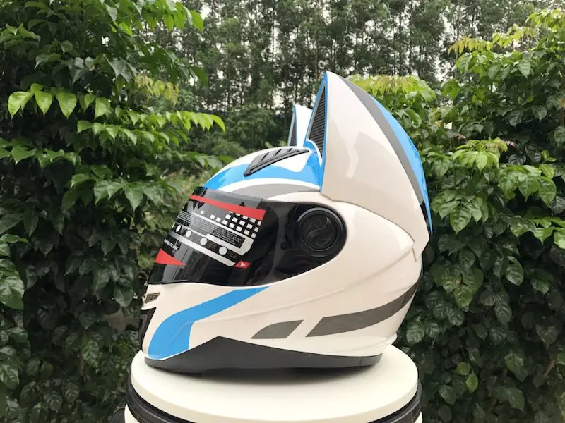 Горячая распродажа! 2018 NITRINOS мотоциклетный шлем женский кошачий ушной