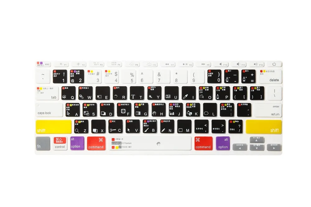 Для Apple MacBook Air 13 дюймов 113 3 дюйма Mac 1 шт. китайский Illustrator AI ярлыки горячие клавиши