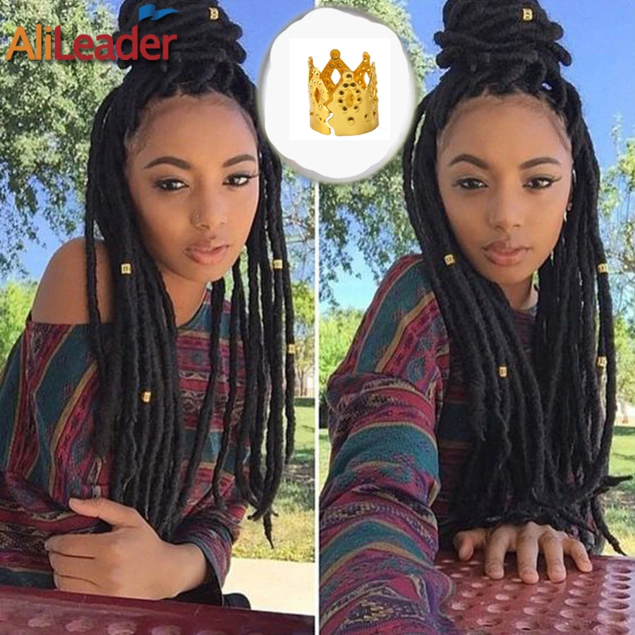 Alileader 50 шт. регулируемые металлические бусины для детей коробка косички