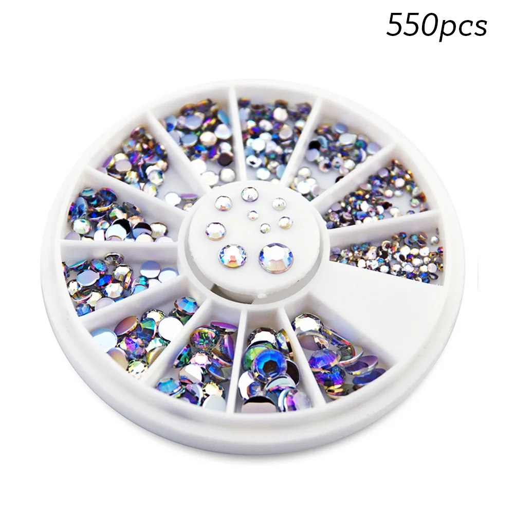 Стразы для ногтей Rolabling Star Rainbow Diamond, акриловые украшения, аксессуары для ногтей, маникюрные Стразы - Цвет: 28