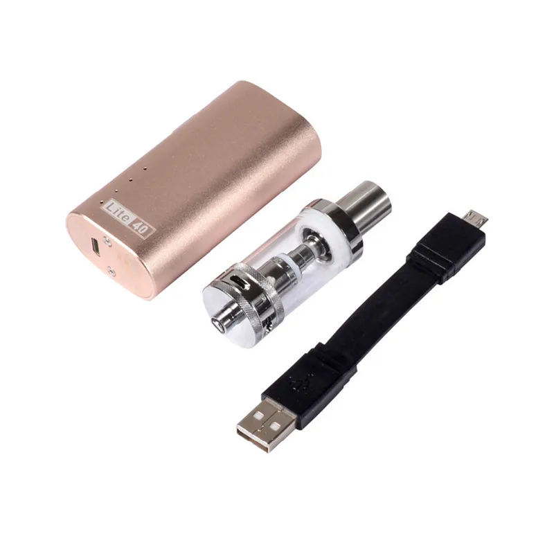 10 шт./лот lite40 50 Вт Мини Портативный vape kit 2200 мАч бокс мод 510 нить 2 0 мл бак Топ