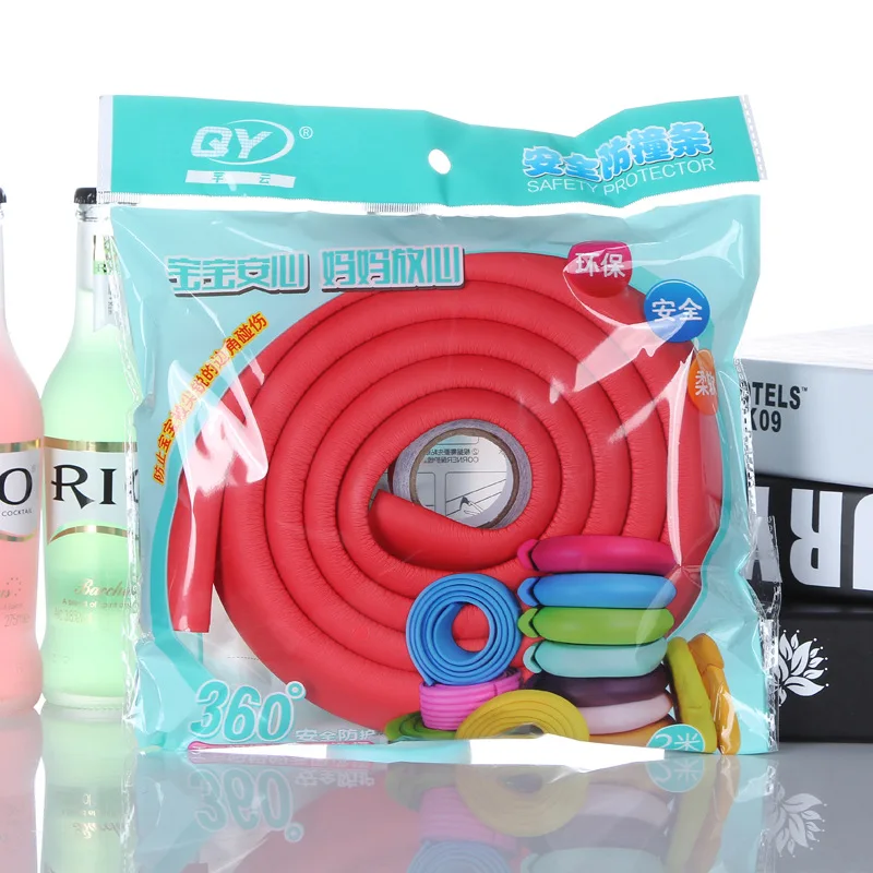 2 м детские резиновые Угловые ограждения для безопасности детей стол защиты от