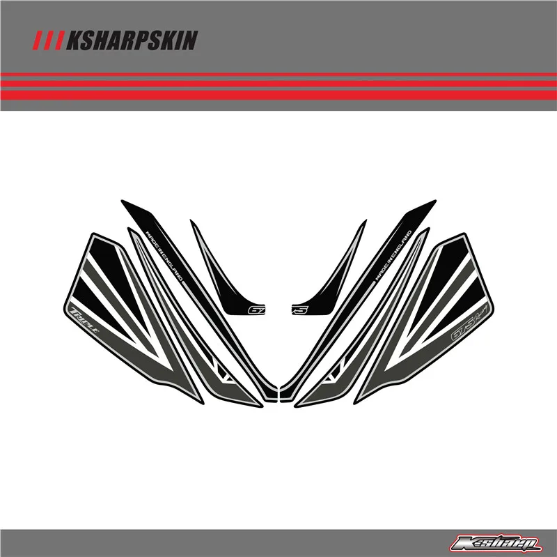 Передний обтекатель мотором цифровая доска 3D защитный гель для TRIUMPH Daytona 675