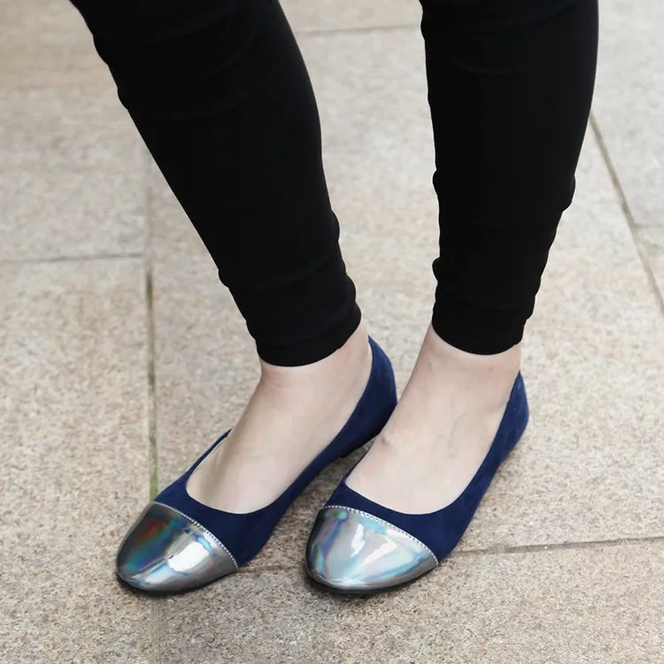 Летняя женская обувь сезон весна-осень женские туфли на плоской подошве с