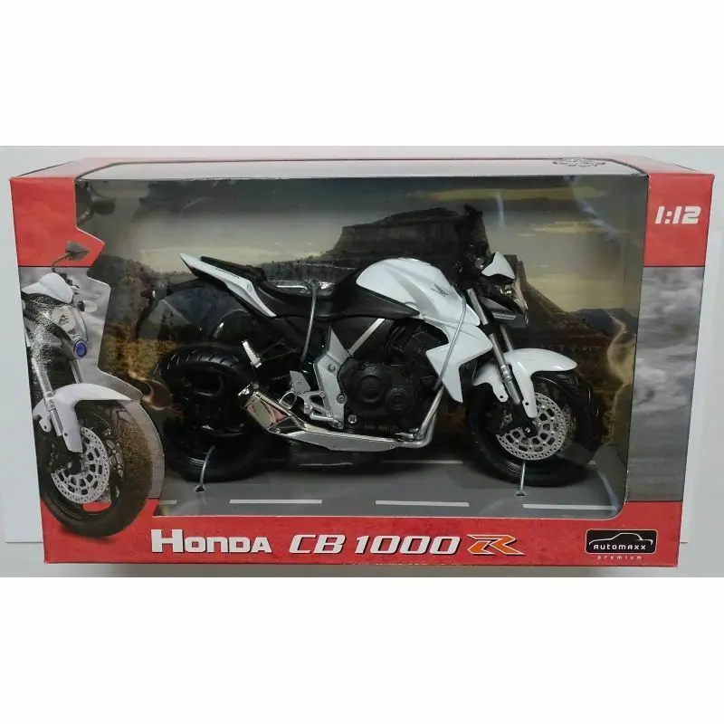 Белый AOSHIMA 1:12 HONDA CB1000R MOTORCYCLE BIKE DIECAST MODEL NEW IN BOX - Цвет: Белый